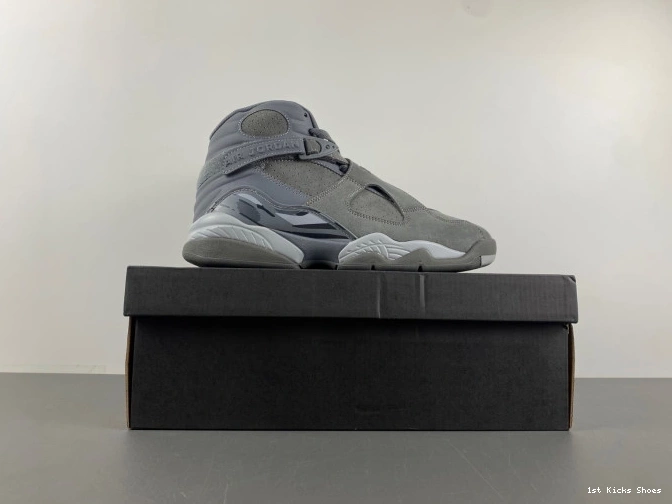 1st Kicks Shoes 8 Cool Grey 305381-014 Jordan Retro 0716